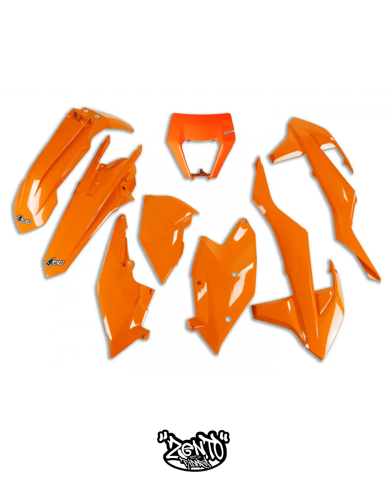 Plastiche KTM EXC/EXC-F DAL 2017 al 2019 KIT COMPLETO / CON PORTAFARO