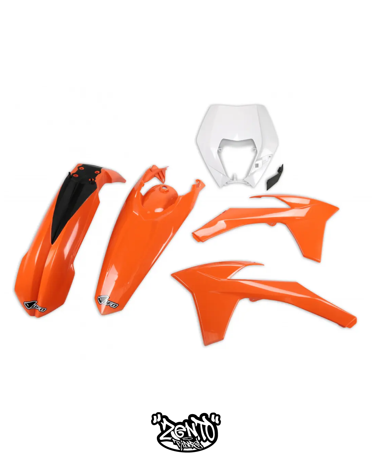 Plastiche KTM EXC/EXC-F DAL 2012 AL 2013 KIT COMPLETO / CON PORTAFARO