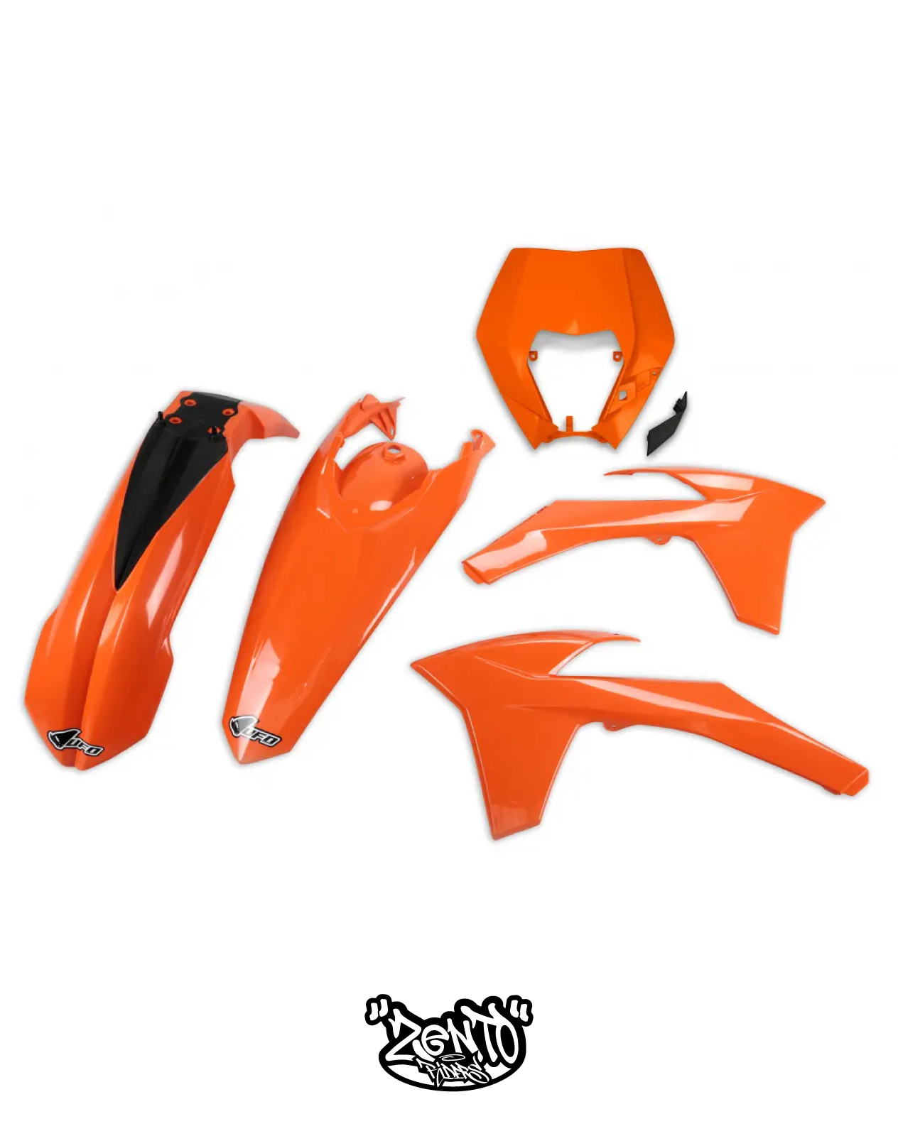Plastiche KTM EXC/EXC-F DAL 2012 AL 2013 KIT COMPLETO / CON PORTAFARO
