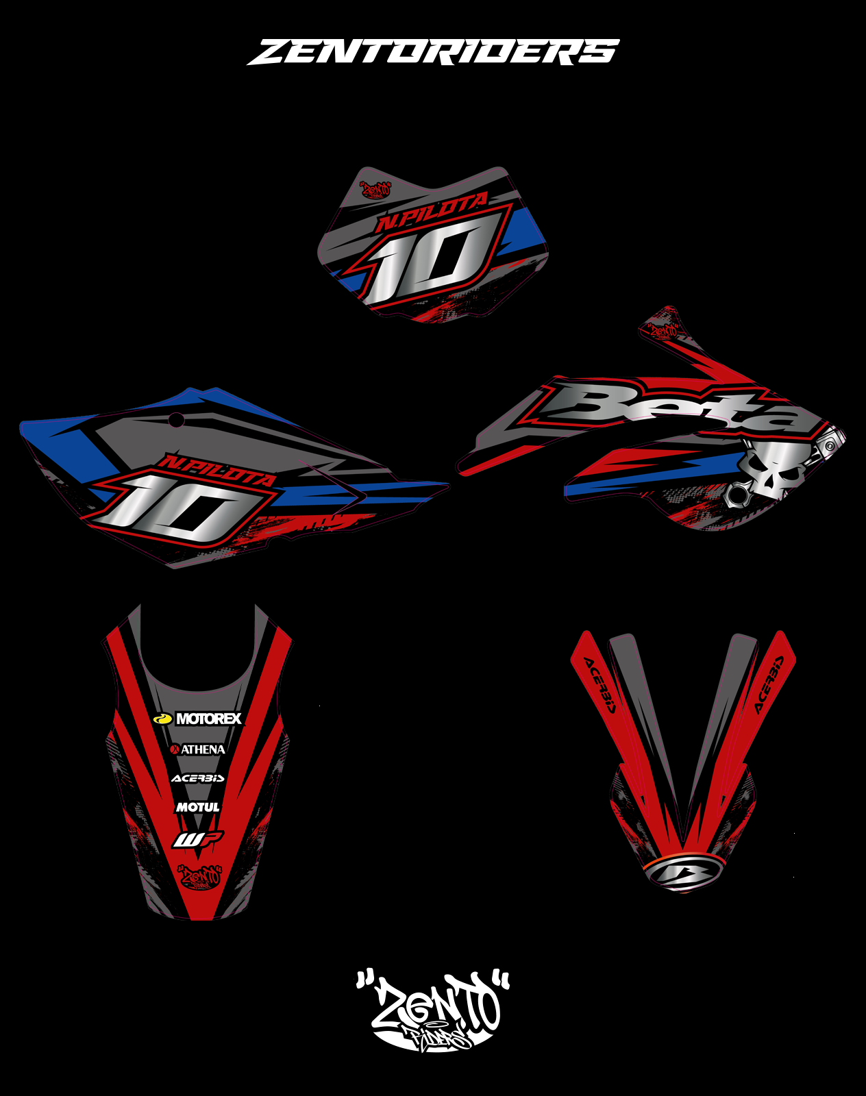 Grafica "Culture" Beta - KIT COMPLETO