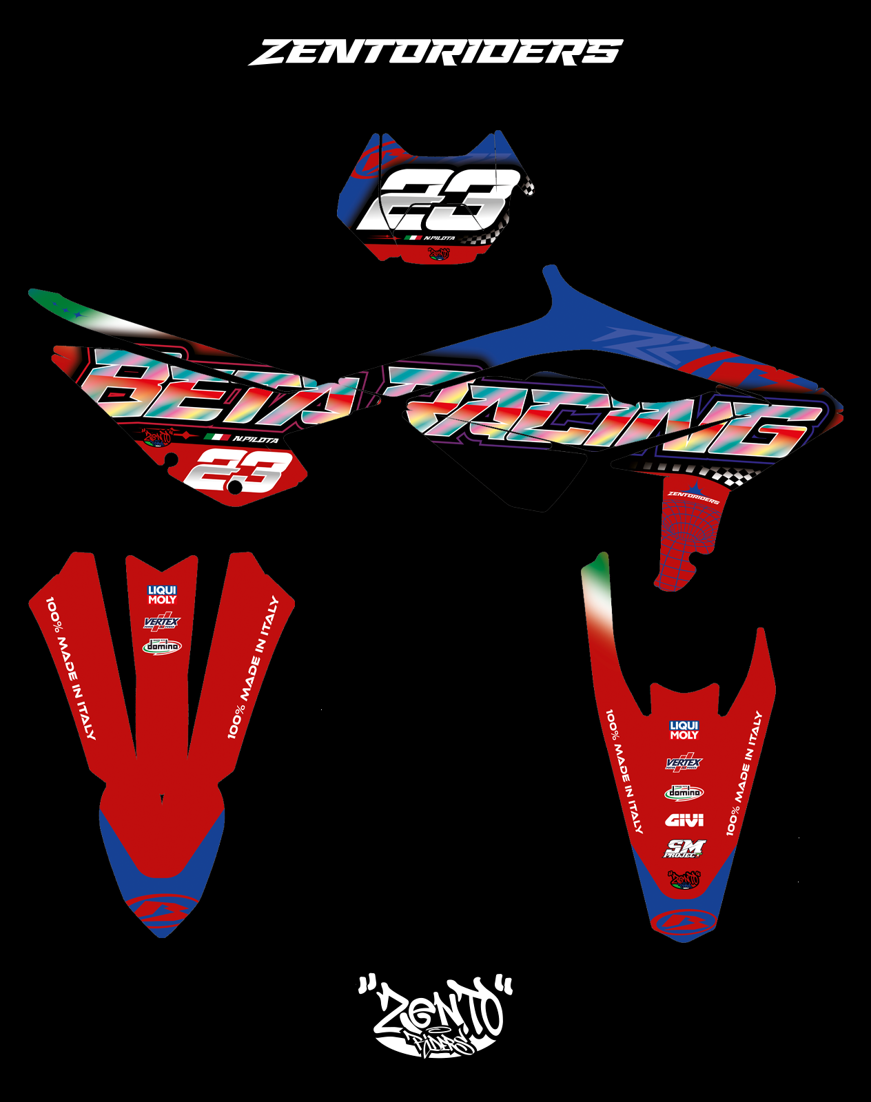 Grafica "Beta Racing" Beta - KIT COMPLETO