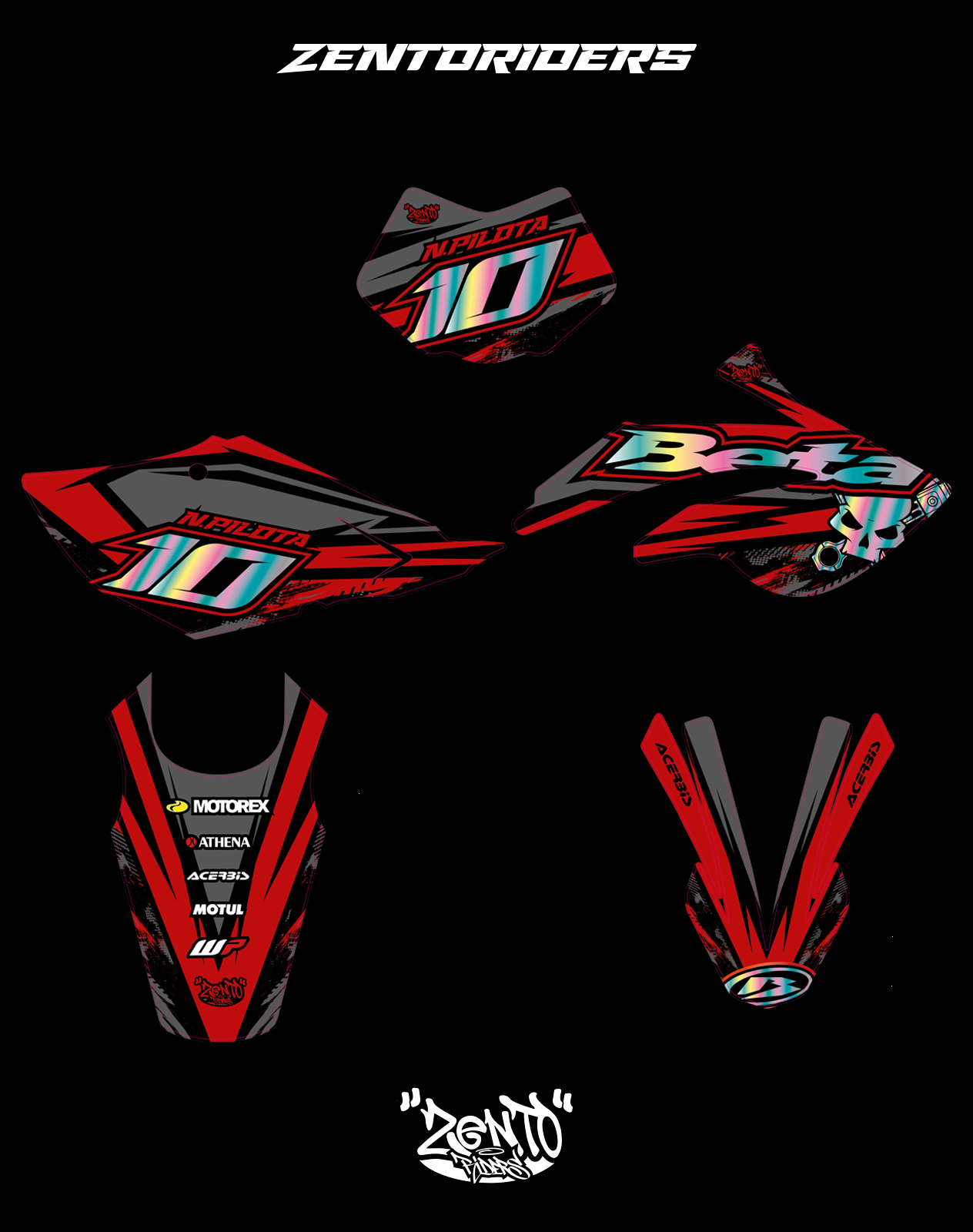Grafica "Culture" Beta - KIT COMPLETO