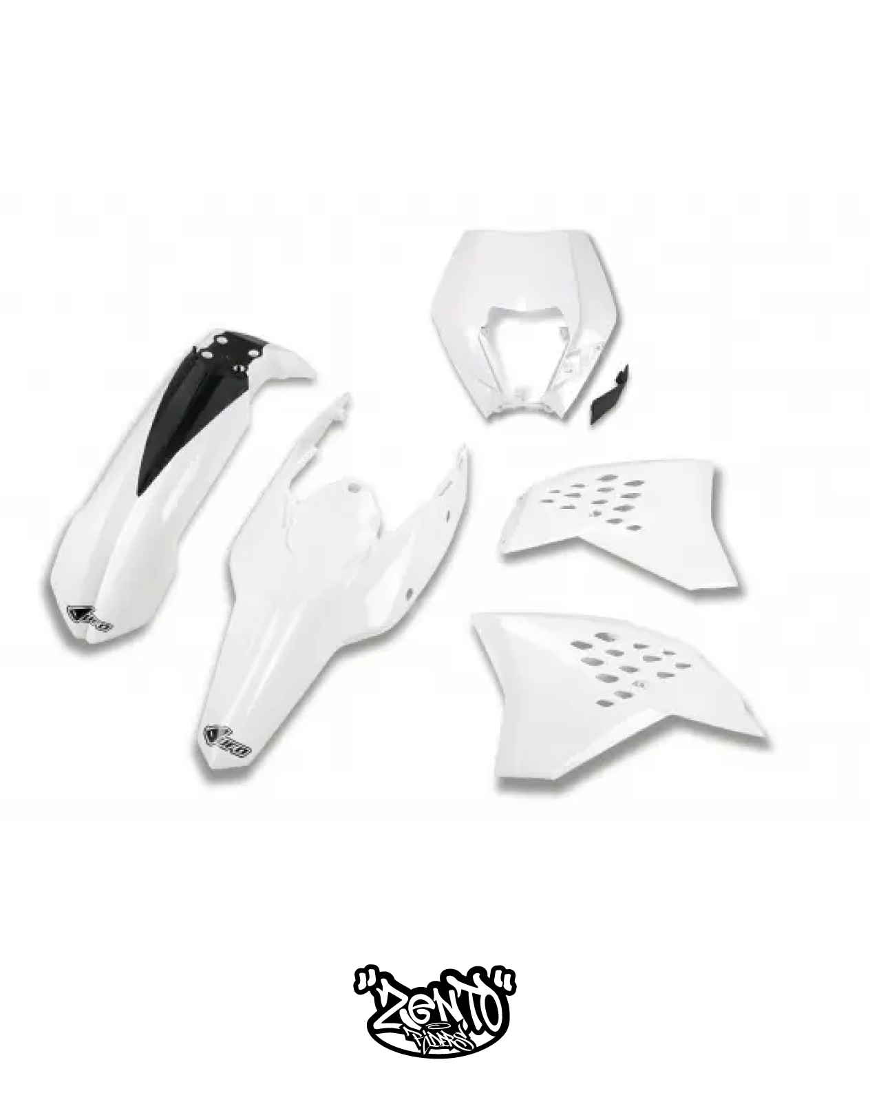 Plastiche KTM EXC/EXC-F DAL 2009 AL 2011 KIT COMPLETO / CON PORTAFARO