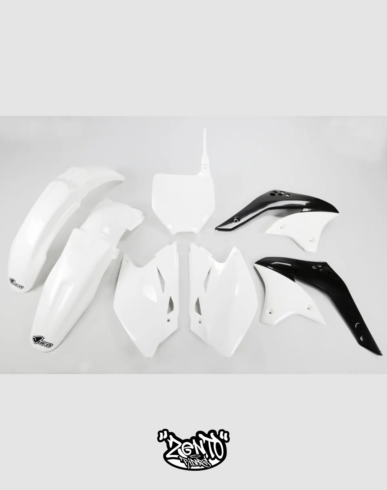 Plastiche KAWASAKI KXF 450 DEL 2008 KIT COMPLETO