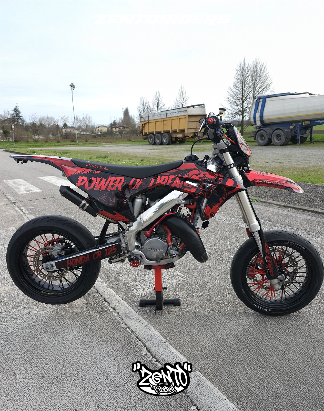 Grafica "Demon time" Honda crf - KIT COMPLETO