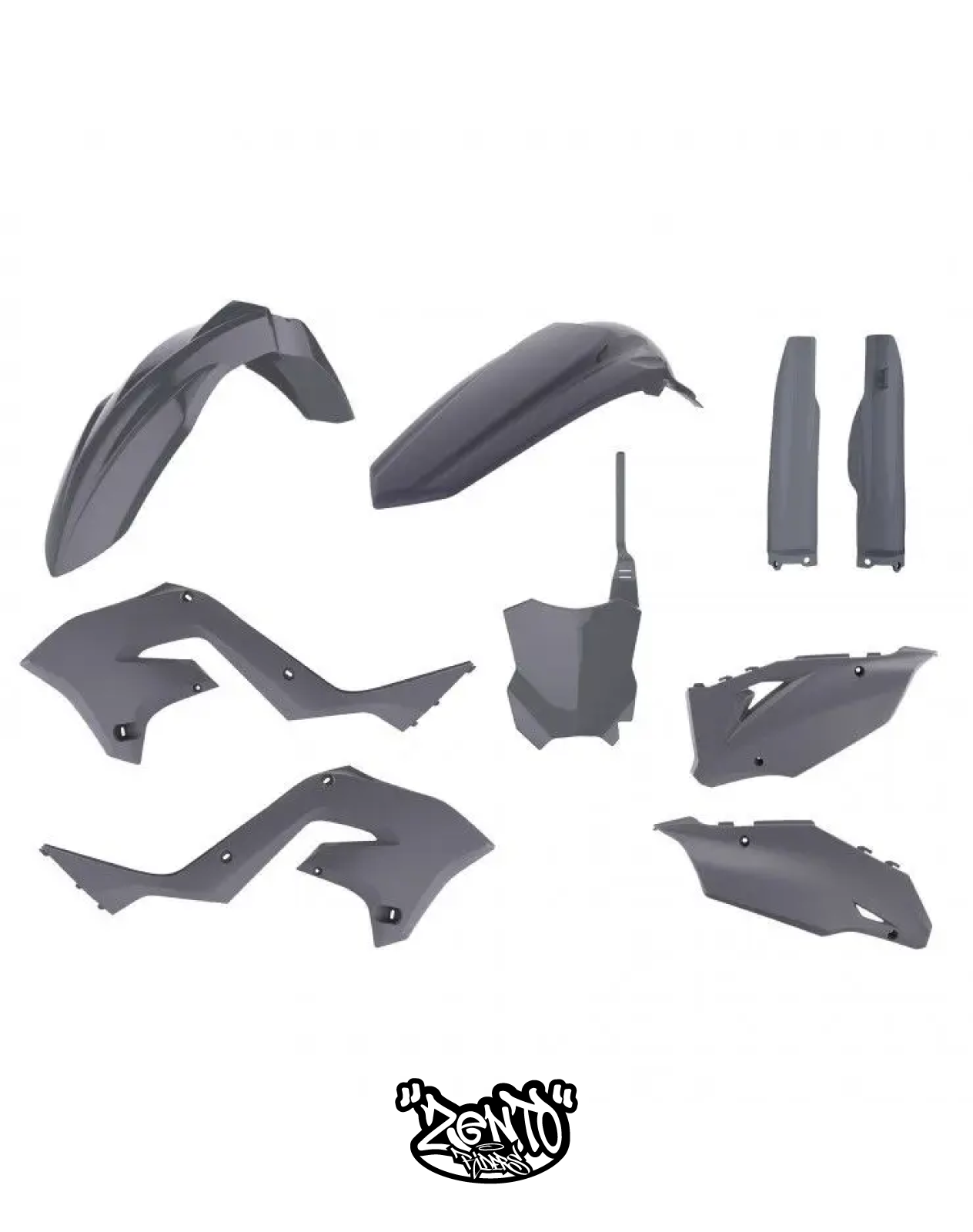 Plastiche RESTYLING / KAWASAKI KX 125-250 DAL 2003 AL 2008 KIT COMPLETO