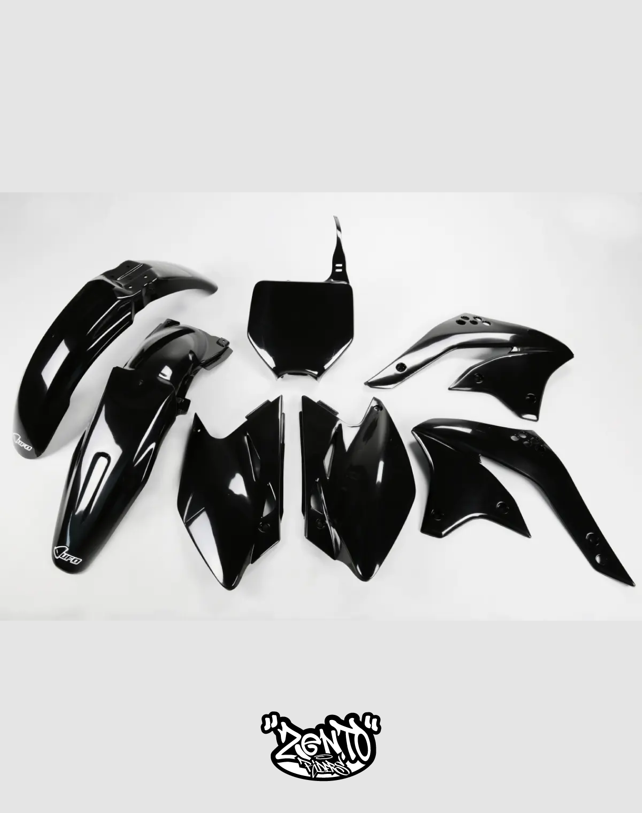 Plastiche KAWASAKI KXF 450 DEL 2008 KIT COMPLETO