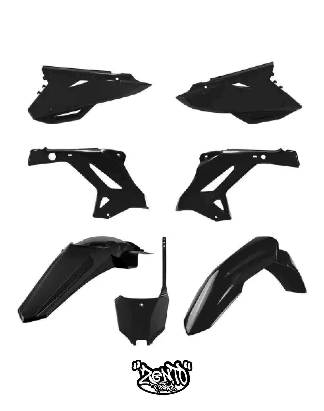 Plastiche HONDA CR 125 – 250 DAL 2002 AL 2007  KIT COMPLETO RESTYLING