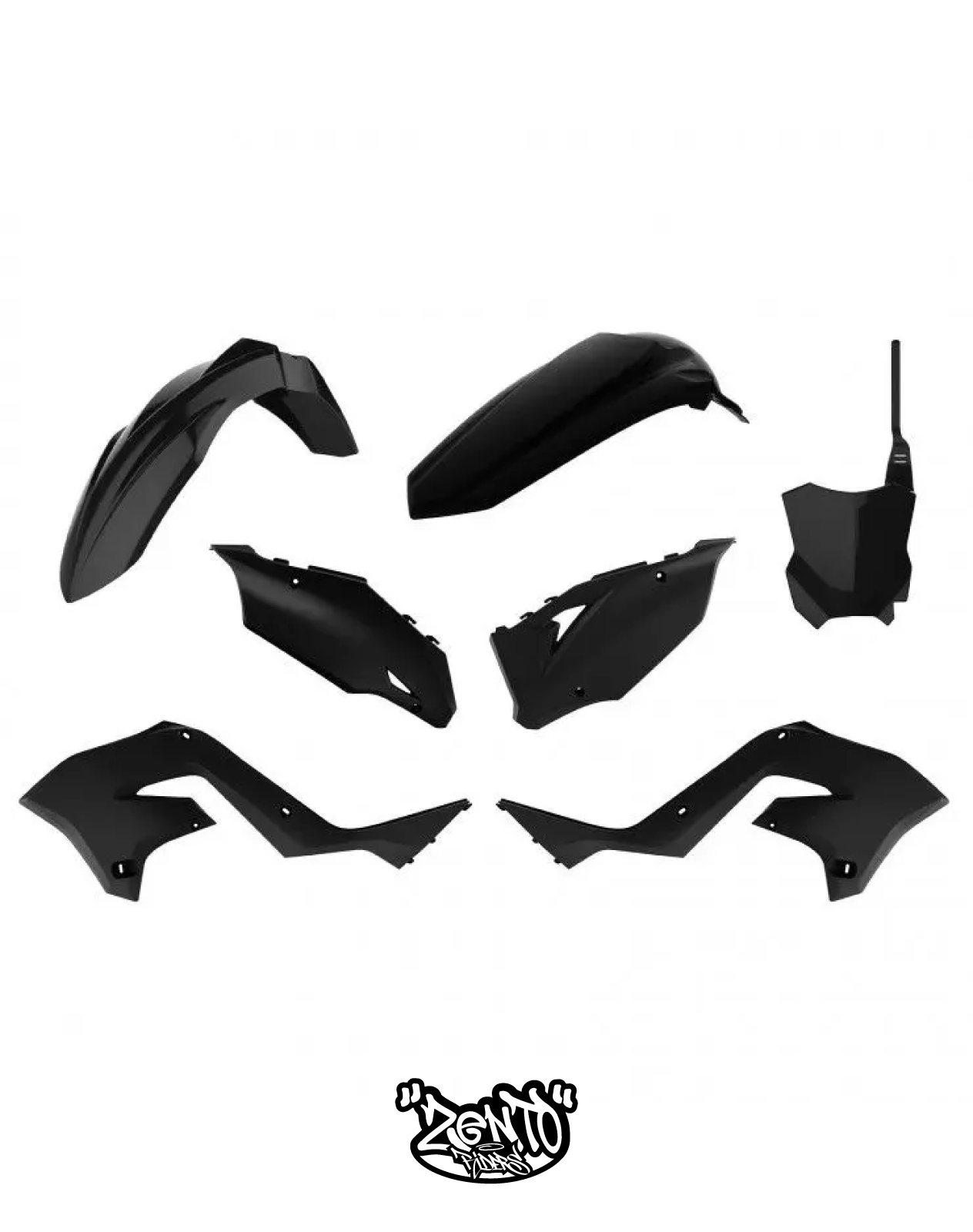 Plastiche RESTYLING / KAWASAKI KX 125-250 DAL 2003 AL 2008 KIT COMPLETO