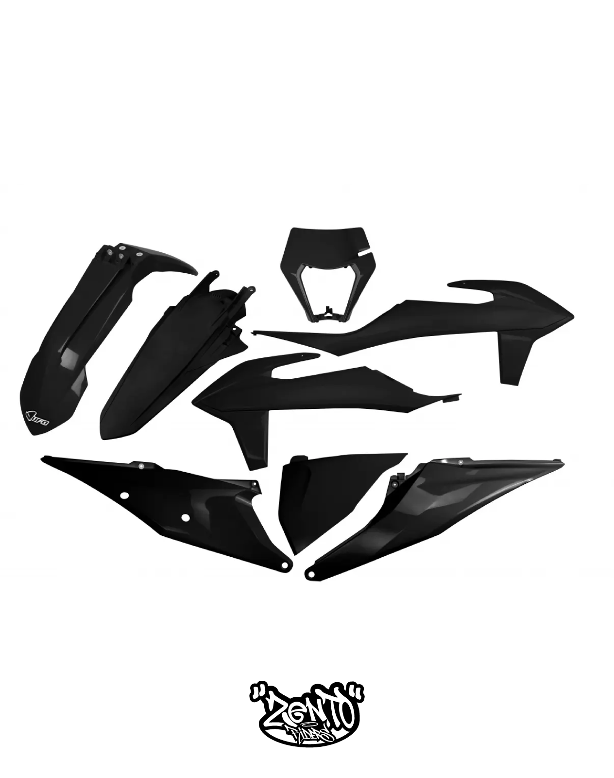 Plastiche KTM EXC/EXC-F DAL 2020 AL 2022 KIT COMPLETO / CON PORTAFARO