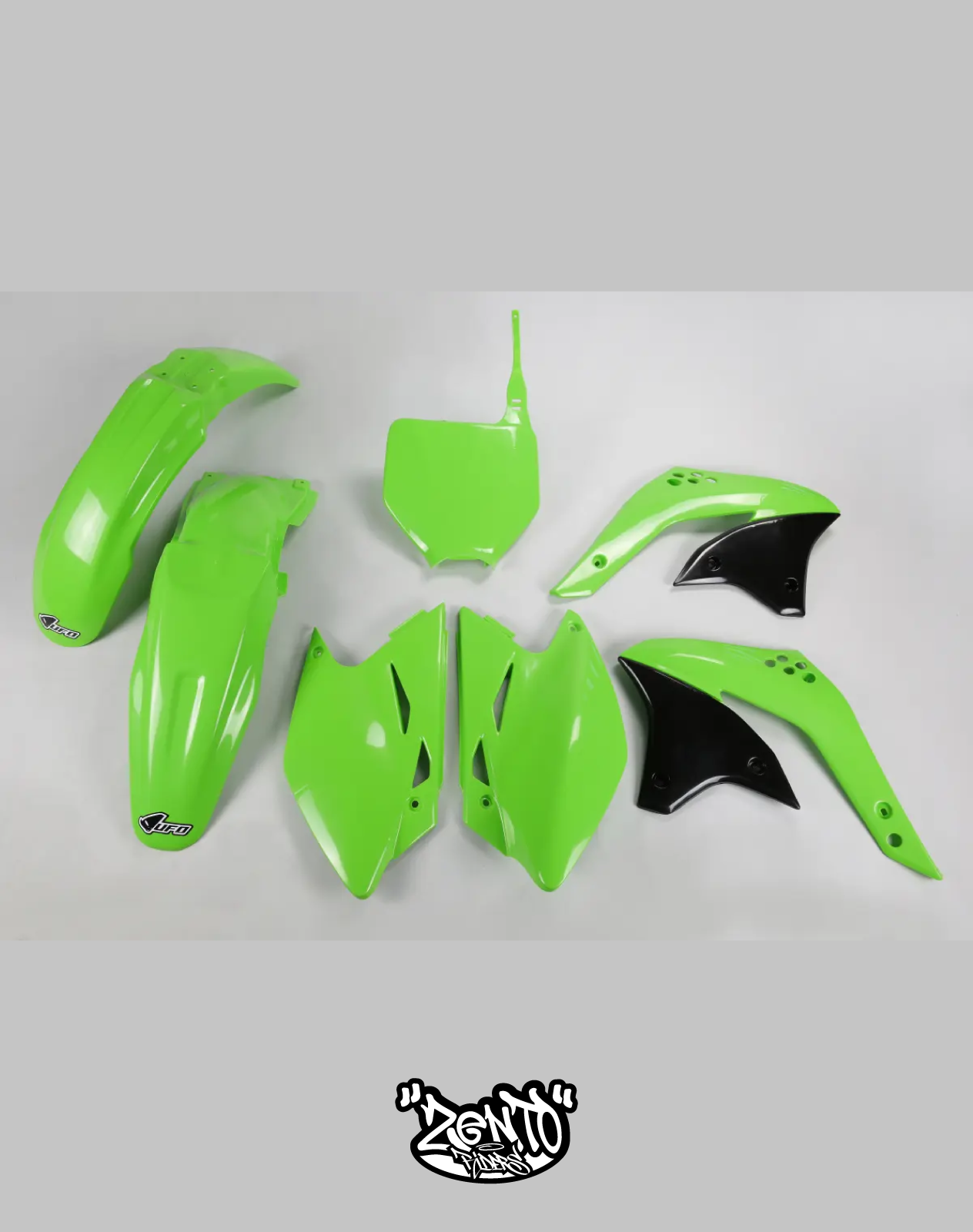 Plastiche KAWASAKI KXF 450 DEL 2007 KIT COMPLETO