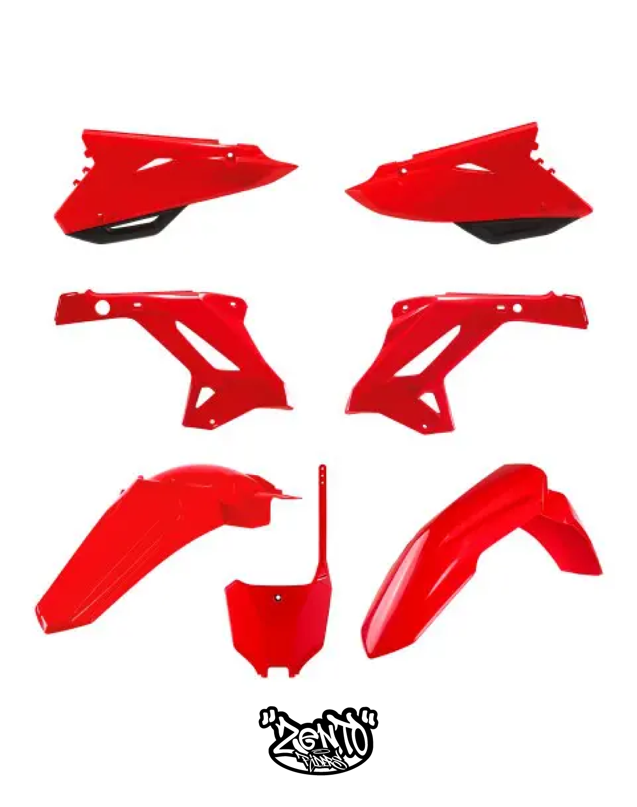 Plastiche HONDA CR 125 – 250 DAL 2002 AL 2007  KIT COMPLETO RESTYLING