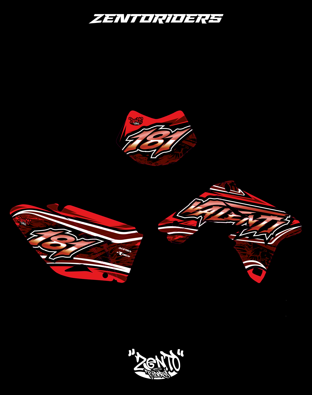 Grafica "Eagle" Valenti - KIT COMPLETO