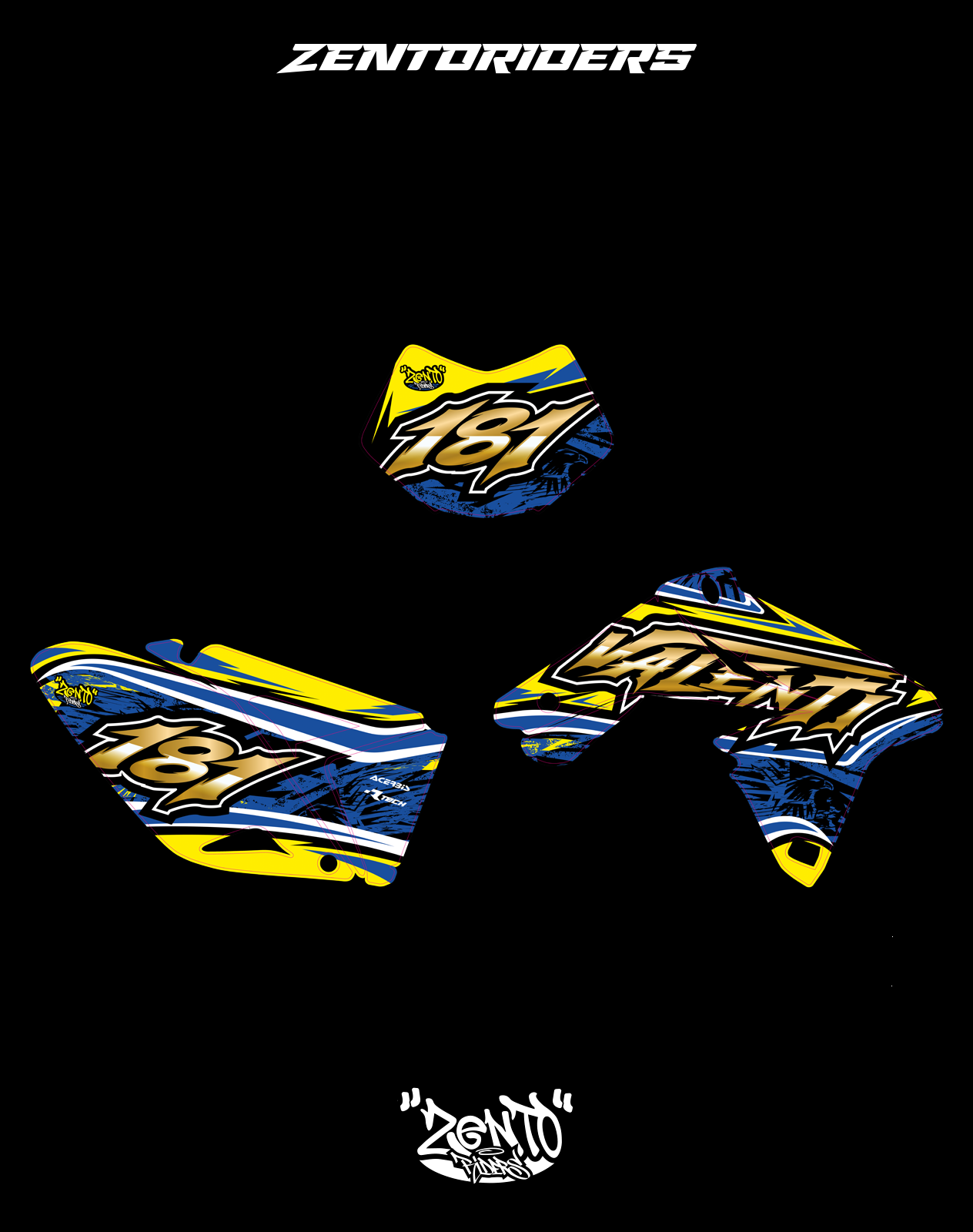 Grafica "Eagle" Valenti - KIT COMPLETO