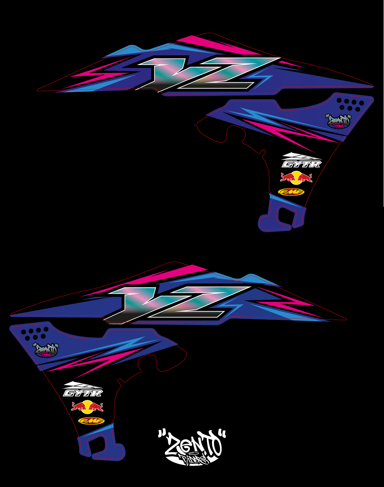 Grafica convogliatori yamaha YZ