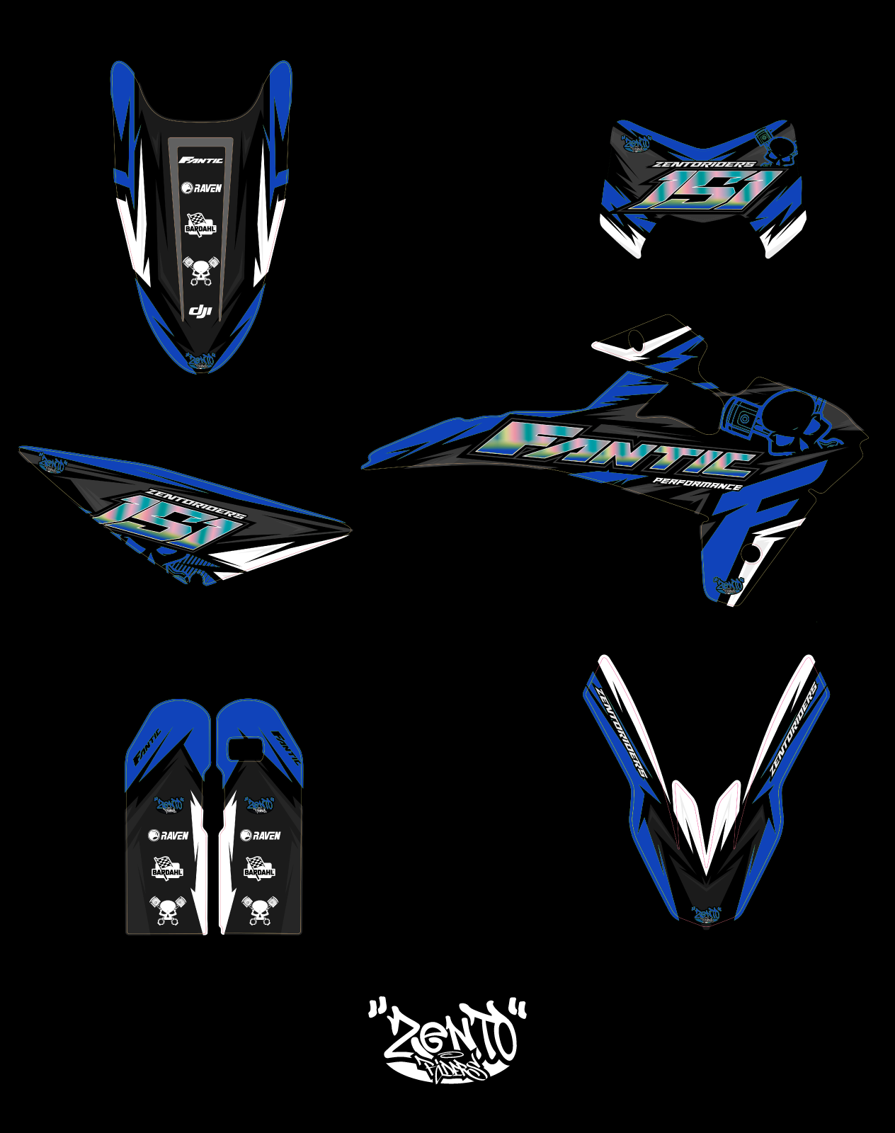 Grafica "Effe performance" Fantic - KIT COMPLETO