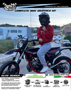 Grafica "Saetta" Husqvarna - KIT COMPLETO