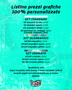 Bozza Grafica 100% Personalizzata (Acconto)