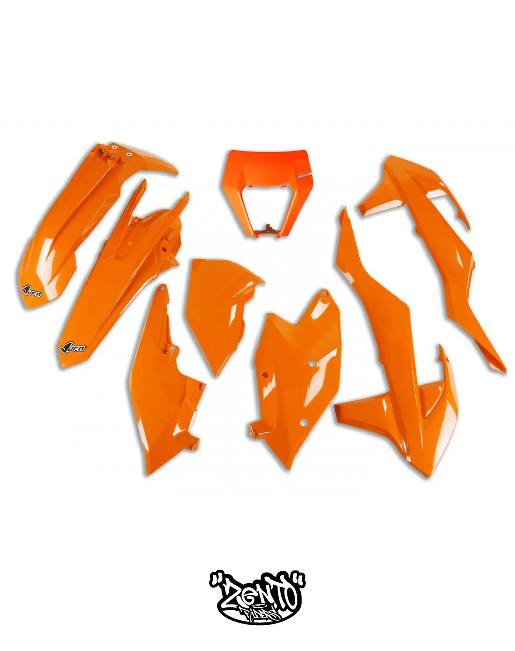 Plastiche KTM EXC/EXC-F DAL 2017 al 2019 KIT COMPLETO / CON PORTAFARO
