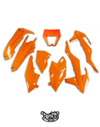 Plastiche KTM EXC/EXC-F DAL 2017 al 2019 KIT COMPLETO / CON PORTAFARO