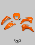 KTM EXC/EXC-F PLASTICS FROM 2014 TO 2016 COMPLETE KIT / WITH HEADLIGHT HOLDER