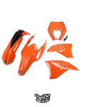 KTM EXC/EXC-F PLASTICS FROM 2009 TO 2011 COMPLETE KIT / WITH HEADLIGHT HOLDER