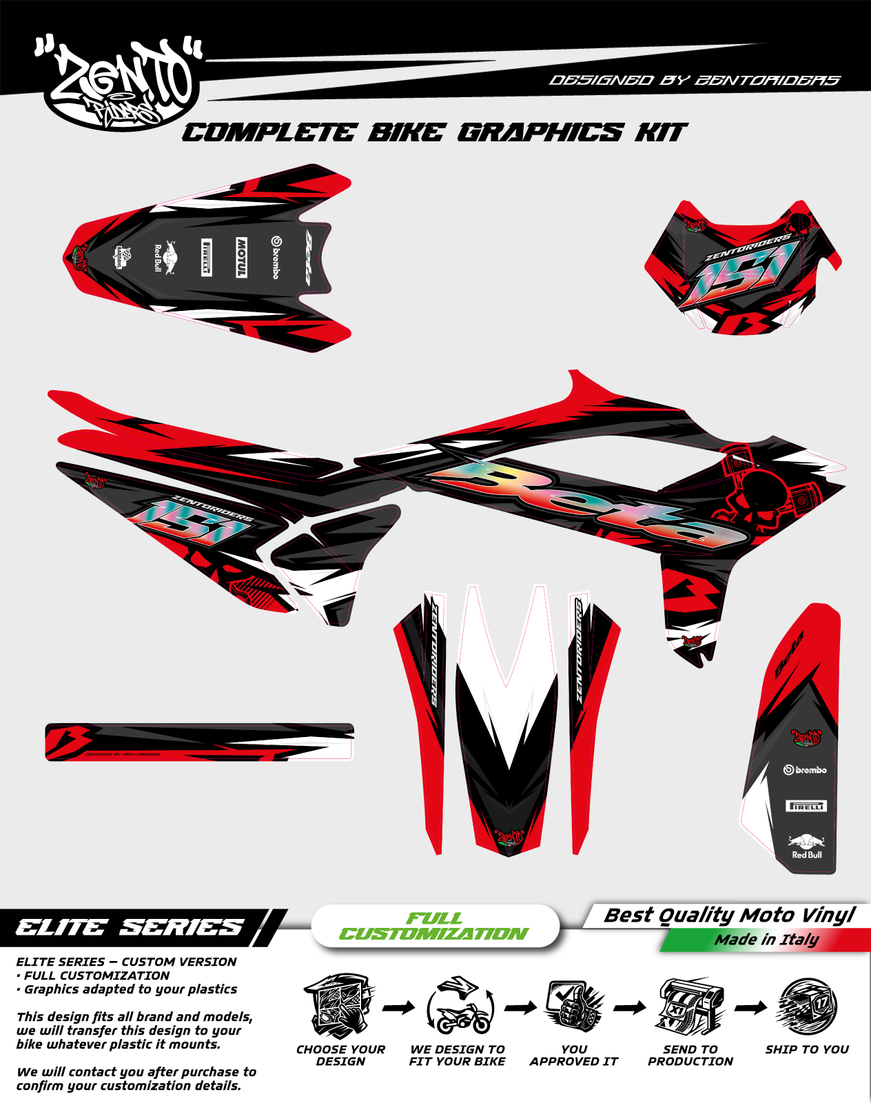 Grafica "B Style" Beta - KIT COMPLETO