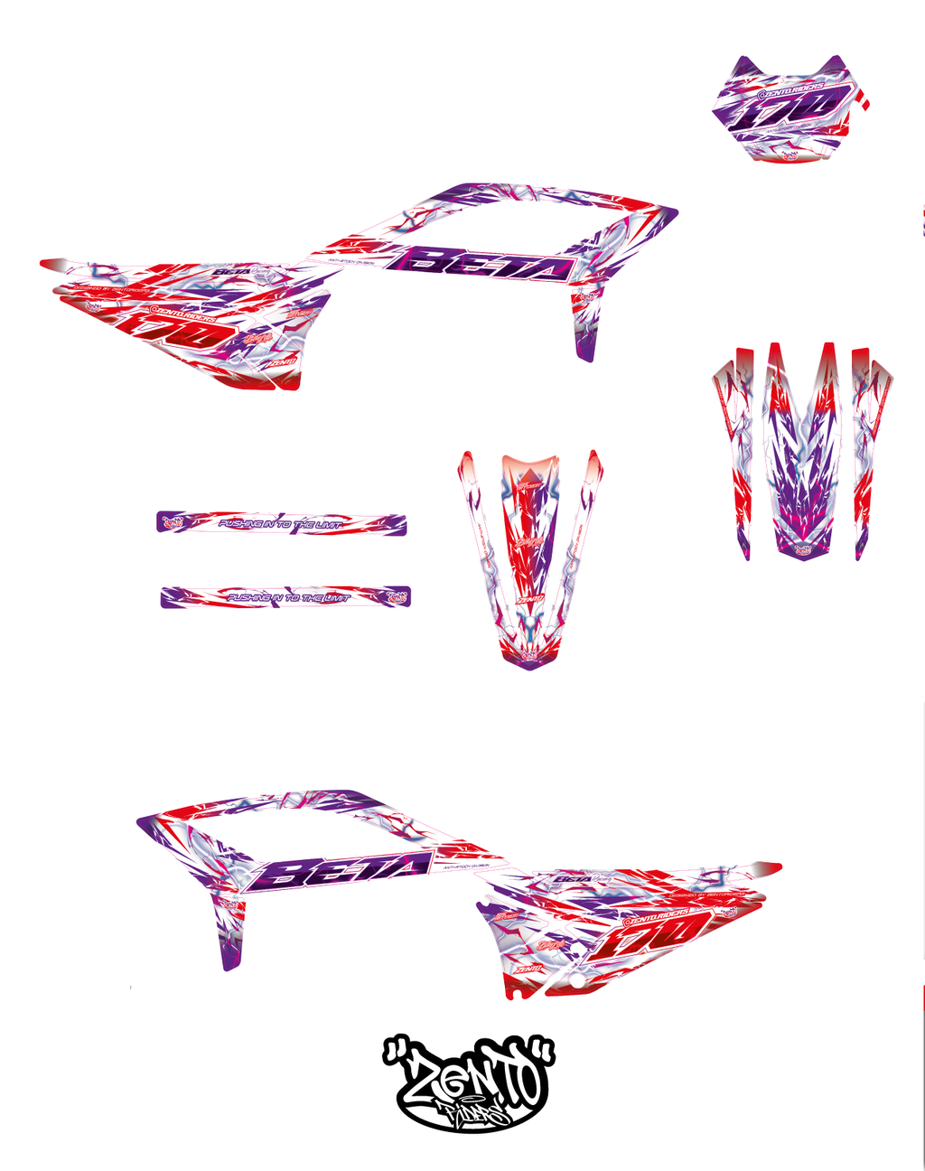 Grafica "Extra Thunderbolt" Beta - KIT COMPLETO