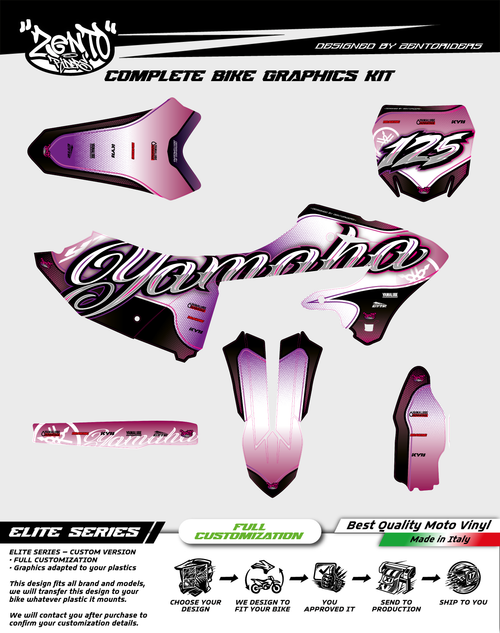 Grafica "BIG UAI-ZED" Yamaha YZ - KIT COMPLETO