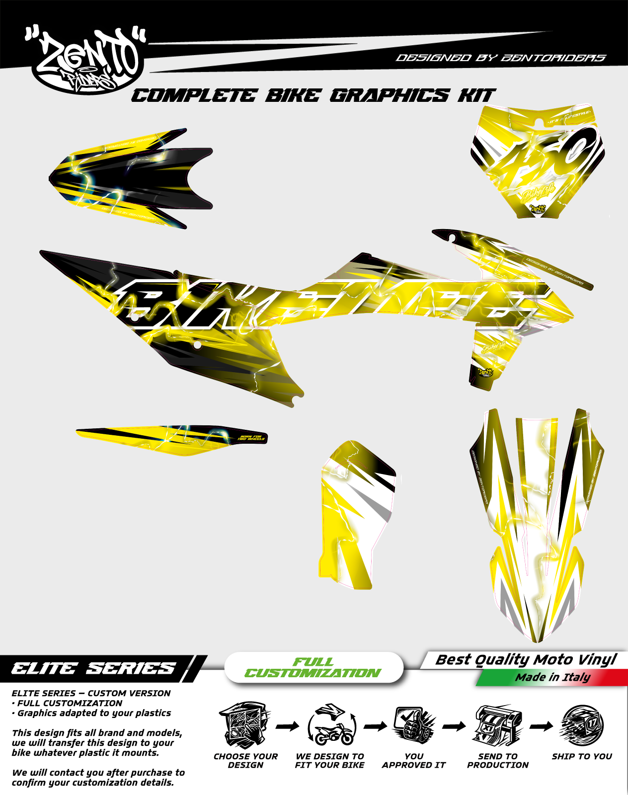 Grafica "BikeLife Energy" - KIT COMPLETO