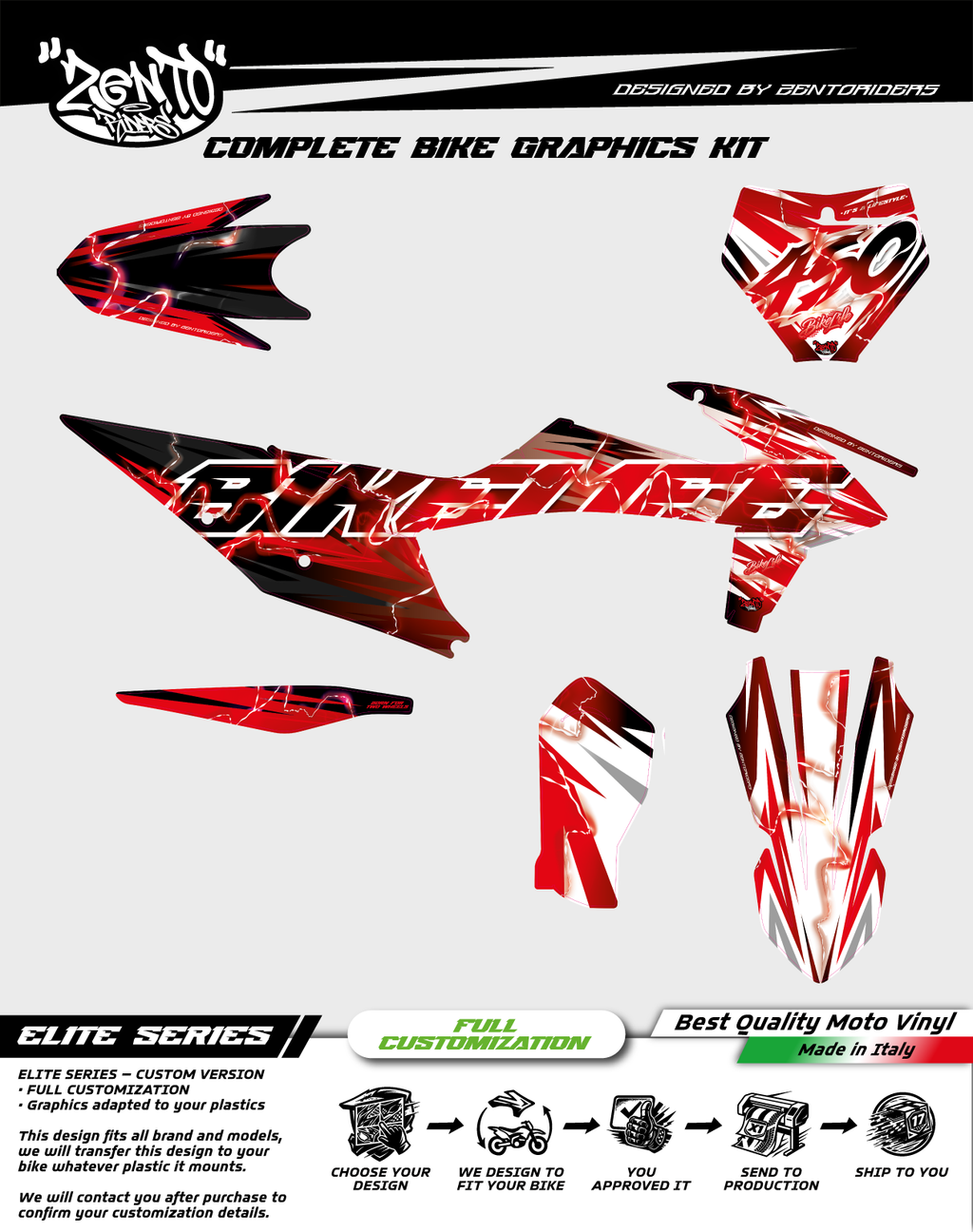 Grafica "BikeLife Energy" - KIT COMPLETO