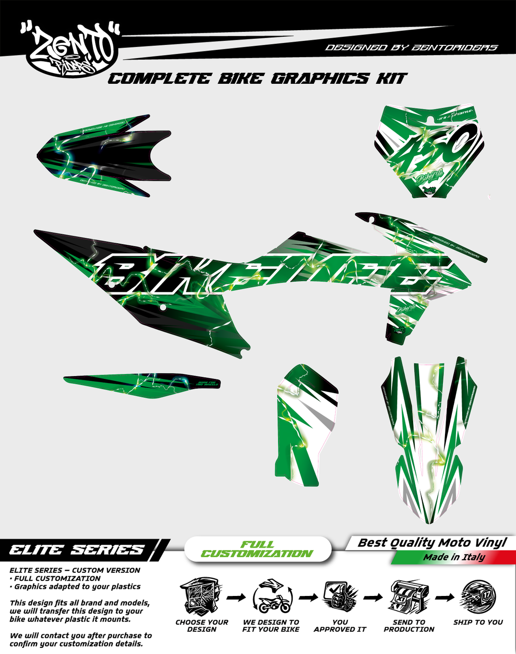 Grafica "BikeLife Energy" - KIT COMPLETO