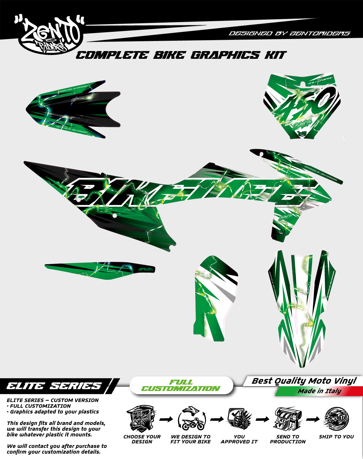 Grafica "BikeLife Energy" - KIT COMPLETO