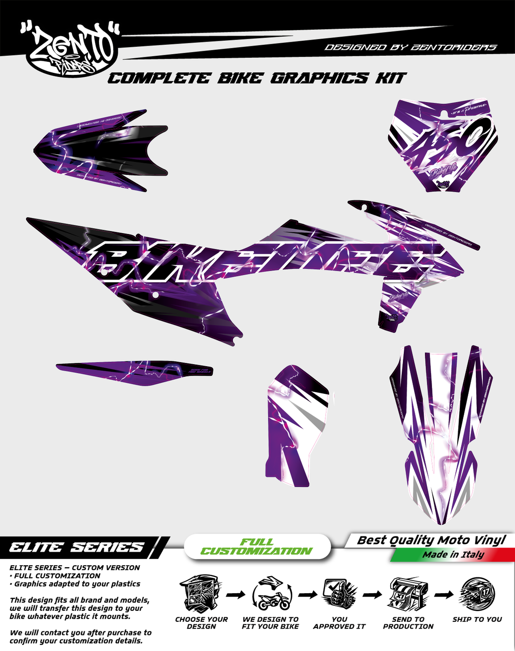 Grafica "BikeLife Energy" - KIT COMPLETO
