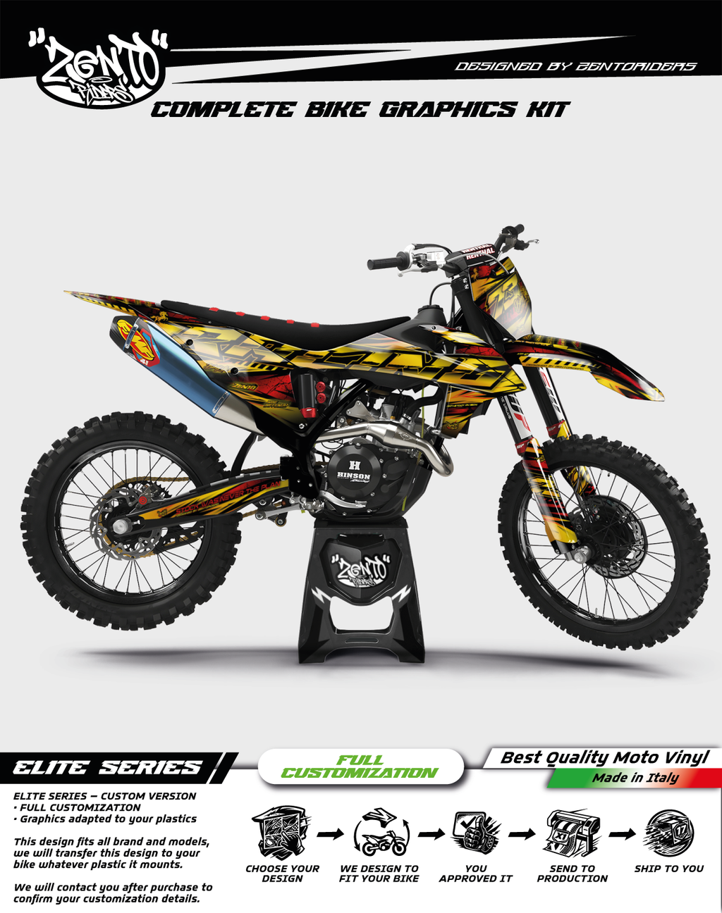 Grafica "Cracked Prestige" - KIT COMPLETO