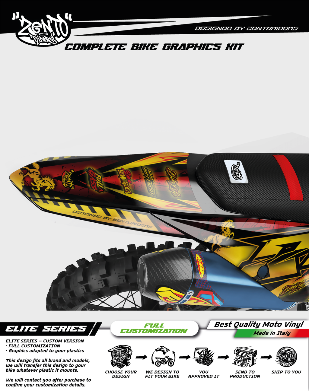 Grafica "Cracked Prestige" - KIT COMPLETO