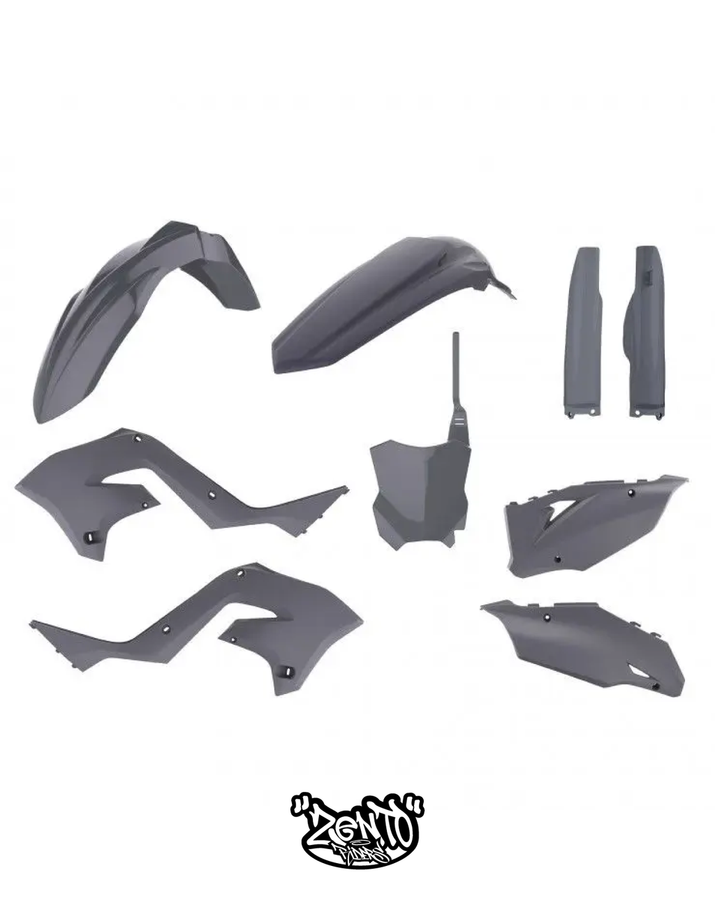 Plastiche RESTYLING / KAWASAKI KX 125-250 DAL 2003 AL 2008 KIT COMPLETO