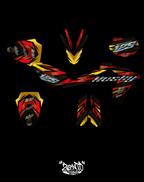 Grafica "Saetta" Husqvarna - KIT COMPLETO