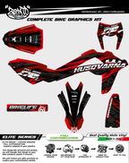 Grafica "Husky Action" Husqvarna - KIT COMPLETO
