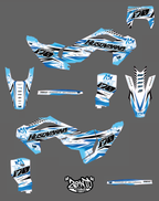 Grafica "Kaze Blossom" Husqvarna - KIT COMPLETO