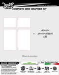 Ordine Personalizzato, Adesivi steli personalizzati (Cromati Opachi) - x30 Adesivi personalizzati (Cromati Lucidi)