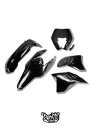 Plastiche KTM EXC/EXC-F DAL 2009 AL 2011 KIT COMPLETO / CON PORTAFARO