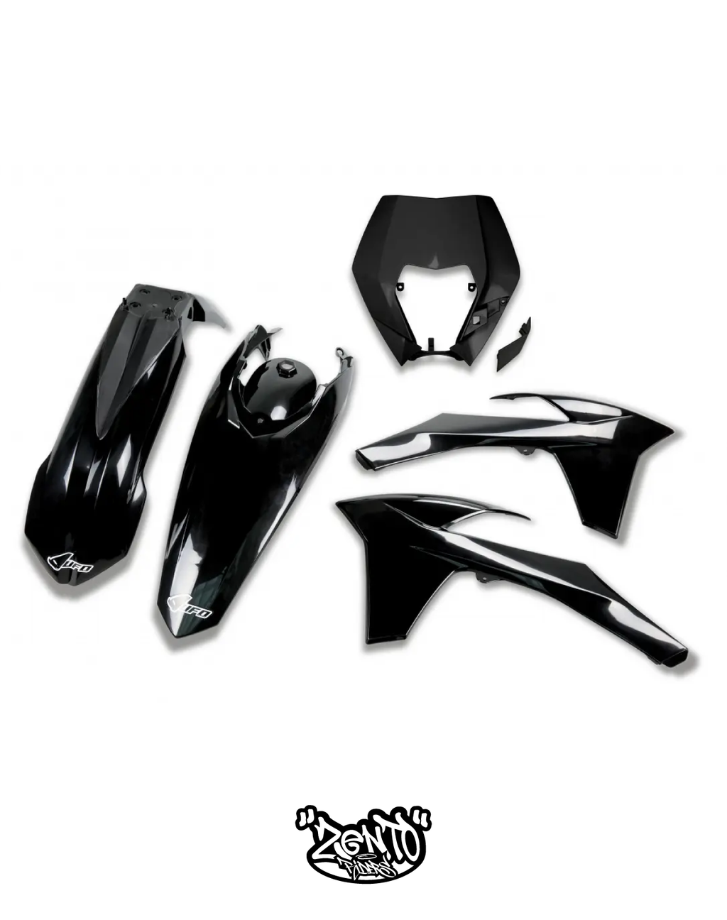 Plastiche KTM EXC/EXC-F DAL 2012 AL 2013 KIT COMPLETO / CON PORTAFARO