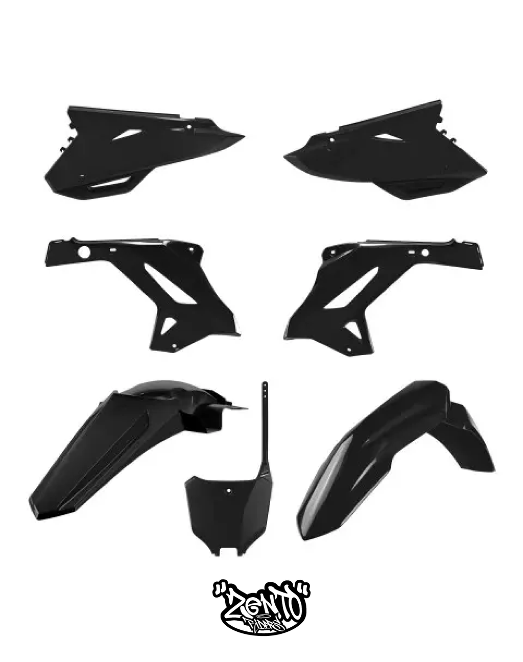 Plastiche HONDA CR 125 – 250 DAL 2002 AL 2007  KIT COMPLETO RESTYLING