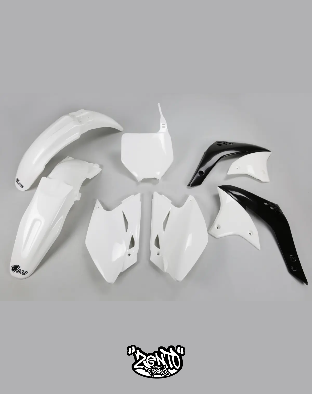 Plastiche KAWASAKI KXF 450 DEL 2007 KIT COMPLETO