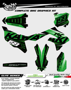 Grafica "Green Memories" Kawasaki - KIT COMPLETO