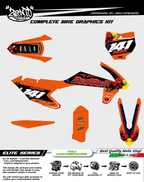 Grafica "Crazy bull" Ktm - KIT COMPLETO