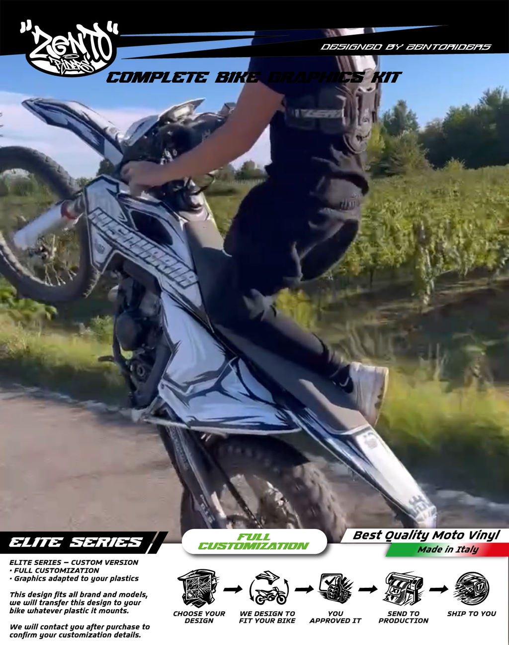 Grafica "Marker" Husqvarna - KIT COMPLETO