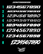 Grafica "BIG UAI-ZED" Yamaha YZ - KIT COMPLETO