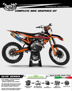Grafica "Crazy bull" Ktm - KIT COMPLETO